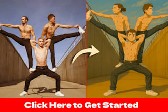 transform your photo into anime and cartoon style art