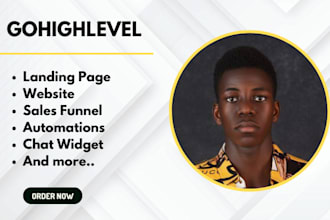 clone and migrate gohighlevel landing page, website, sales funnel, automations