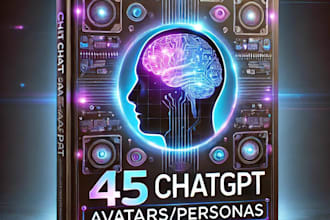 offer 45 chat gpt avatars or personas