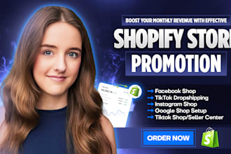 set up tiktok shop, facebook shop, instagram shop, tiktok dropshipping shop