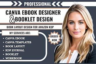 do kdp journal design canva ebook design workbook booklet book layout design
