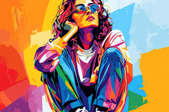 make a beautiful wpap pop art portrait