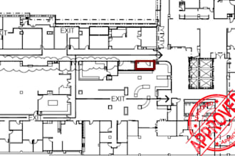 design life safety plan, evacuation route plan, safety plan, fire safety plan