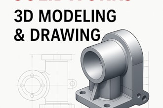 design 3d parts for 3d printing and cnc using solid works
