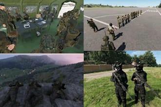 create arma 3 arma reforger, dayz, scum mods, retexture,maps and scripts