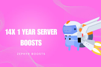 boost your discord server for 1 year