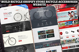 build bicycle store bicycle accessories bike part shopify bike bicycle website