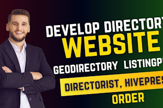 develop directory website with geodirectory  listingpro, directorist, hivepress