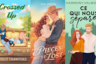 do romance book cover illustration kdp cover art ebook cover fantasy book cover