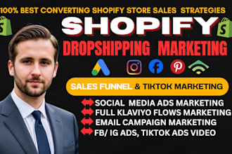boost shopify sales with cro promote store audit klaviyo sales funnel marketing
