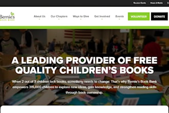 design book author website book author, children book author, ebook landing page