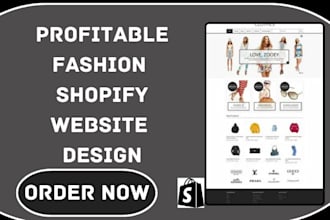 design fashion shopify website