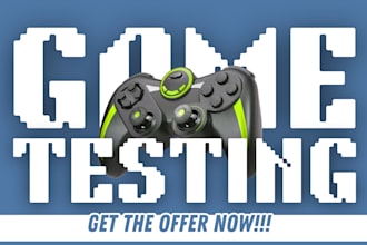 expert QA tester for PC mobile VR games 24hour delivery for steam, android, ios