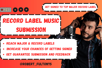 pitch your song to 900 active record labels for a chance to get signed