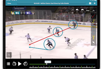 review and critique your hockey game film