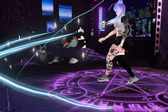 create a custom vrchat avatar, vr avatar, 3d model, vr character furry avatar