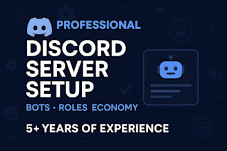 setup and organize your discord server professionally