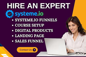 build a systeme io sales funnel for digital products online courses or coaching