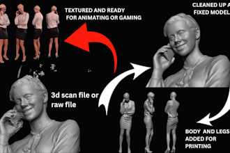 fix stl file image to 3d scan cleanup mesh fixing ai raw file face smoothening