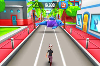 develop racing game, running game, endless runner, web3 game, hyper casual game