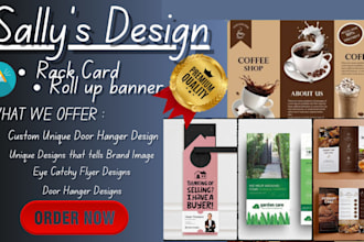 design door hangers, rack cards, flyers, solar, pressure washing