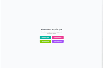build a full appointment booking web app