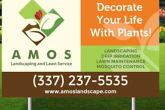 design stunning signage, banners and  billboards for maximum impact