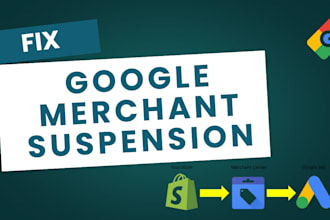 fix your google merchant suspension and misrepresentation