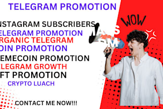 do telegram crypto promotion, nft marketing, telegram susbs, telegram growth