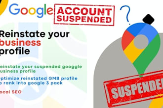 help fix and appeal your deceptive google my business suspended gmb recovery