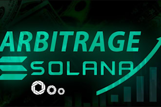 create custom solana arbitrage bot, crypto arbitrage bot, crypto trading bot