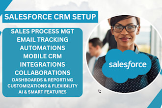 salesforce crm workflow automation dashboard customization data entry