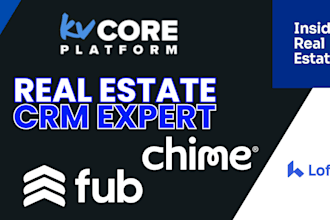 setup lofty crm website real estate idx website, boldtrail kvcore follow up boss