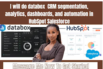 do databox CRM segmentation analytics dashboard automation in hubspot salesforce