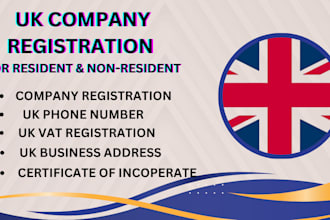 register your UK ltd or llp company with vat, utr or eori