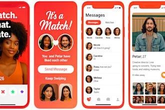 build dating app like tinder, bumble, chat app, poppo dating livestreaming apps