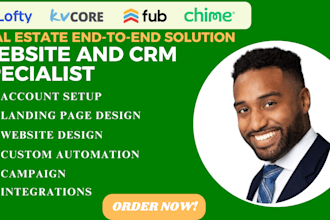setup lofty CRM boldtrail lead generation kvcore chime follow up boss idx
