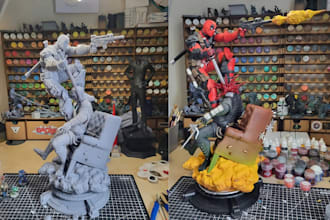 3d print and paint your figures miniature warhammer 40k aos to high standard
