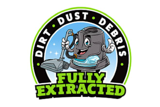 design innovative carpet cleaning company logo
