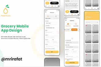 design mobile app ui ux design, web design, wireframe design in figma prototype