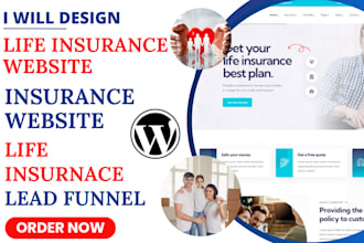 build life insurance website insurance website life insurance leads funnel