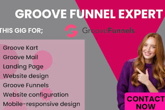 do groove funnels groove landing pages website sam cart groovekart systeme io