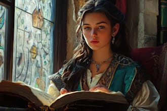 create a fantasy illustration