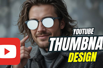 design a perfect thumbnail for youtube videos