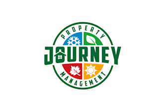 design aesthetics landscaping snow removal company logo