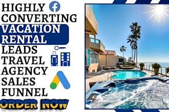 generate vacation rental leads short term rental airbnb leads travel agency lead