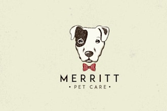 design for a pet care company logo