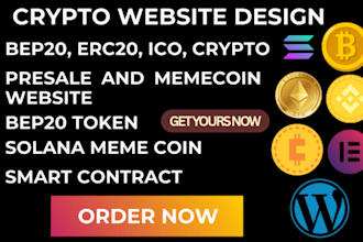 ai 3d animated crypto presale website with token and smart contract integration