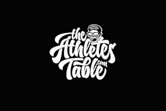 design hand drawn lettering logo