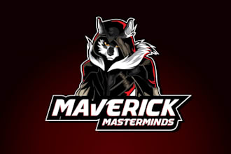design hooded animal creature character logo